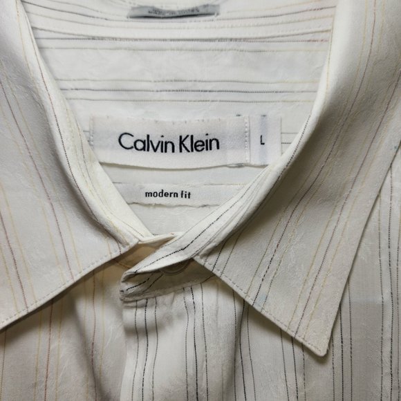 Calvin Klein Modern Fit Dress Shirt - Picture 6 of 8